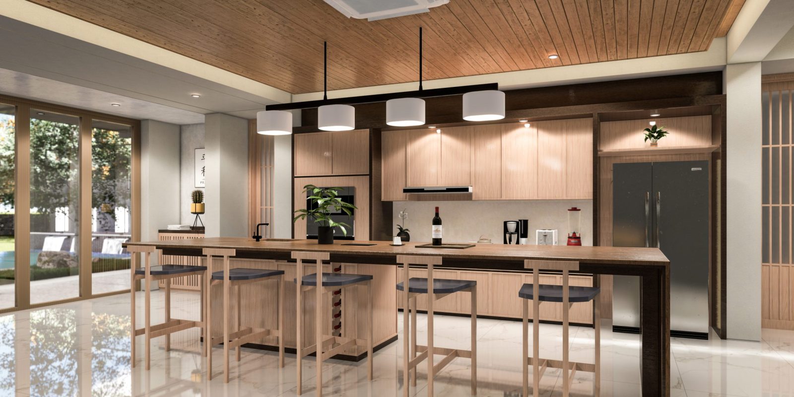 [AIGI.I] Portfolio 20.05 Wood Light Harmony House (3)f